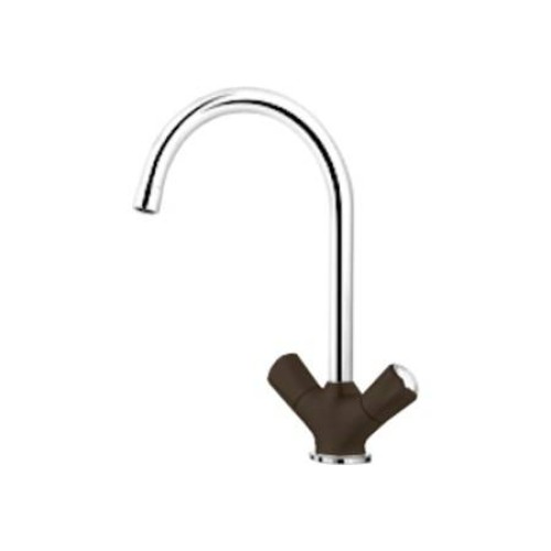 Смеситель Blanco Amona chrome/silgranit Кофе