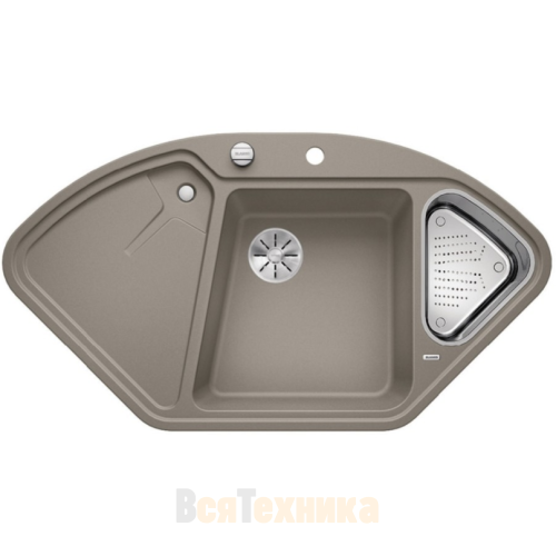 Мойка Blanco DELTA II SILGRANIT клапан-автомат Кофе