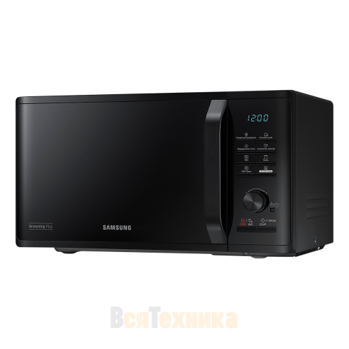 Микроволновая печь Samsung с грилем, 23л, 800Вт (MG23K3515AK)