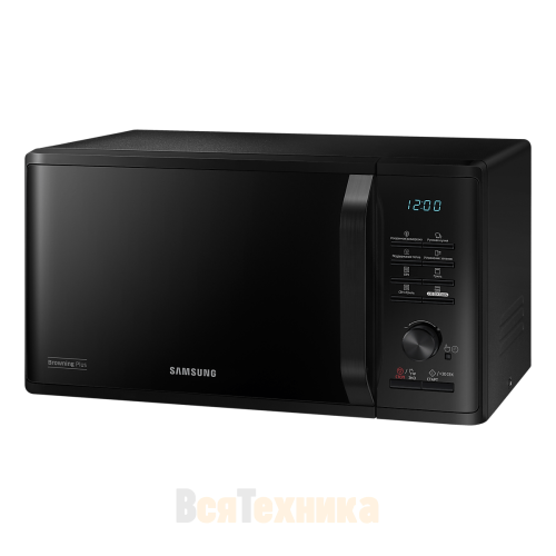 Микроволновая печь Samsung с грилем, 23л, 800Вт (MG23K3515AK)