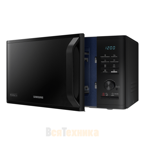 Микроволновая печь Samsung с грилем, 23л, 800Вт (MG23K3515AK)