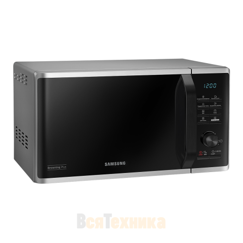 Микроволновая печь Samsung с грилем, 23л, 800Вт (MG23K3515AS)