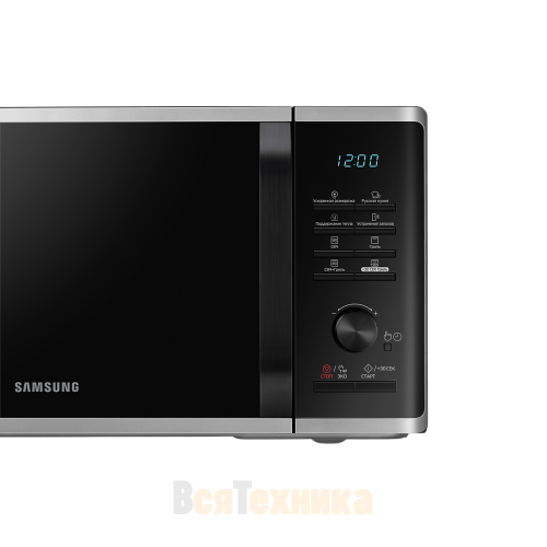 Микроволновая печь Samsung с грилем, 23л, 800Вт (MG23K3515AS)