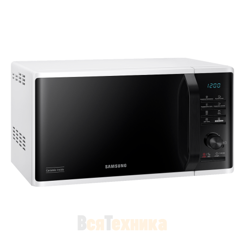 Микроволновая печь Samsung с грилем MG23K3515AW/BW