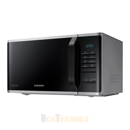 Микроволновая печь Samsung соло 23л, 800 Вт (MS23K3513AS)