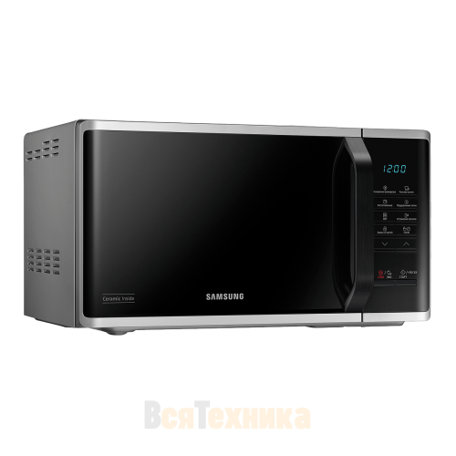 Микроволновая печь Samsung соло 23л, 800 Вт (MS23K3513AS)