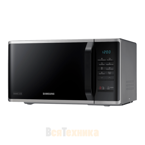 Микроволновая печь Samsung соло 23л, 800 Вт (MS23K3513AS)