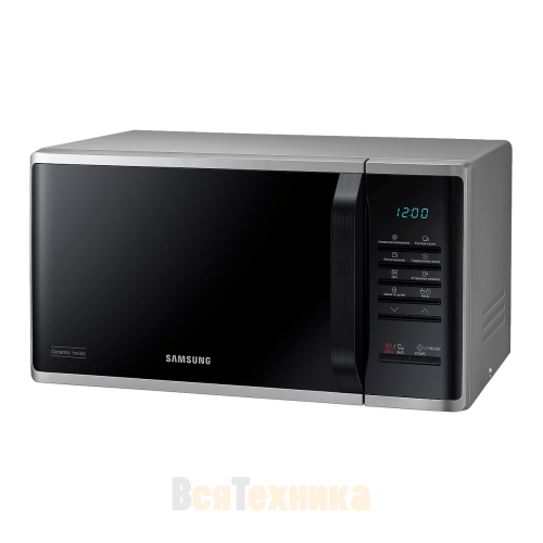 Микроволновая печь Samsung соло 23л, 800 Вт (MS23K3513AS)