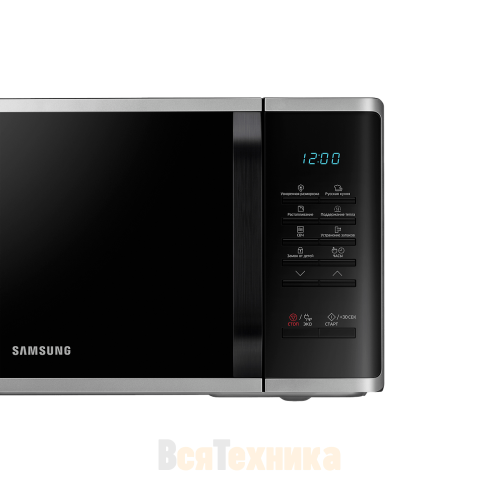Микроволновая печь Samsung соло 23л, 800 Вт (MS23K3513AS)