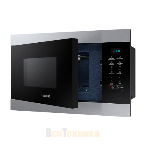 Встраиваемая микроволновая печь Samsung с грилем 22л, 850 Вт (MG22M8074AT)