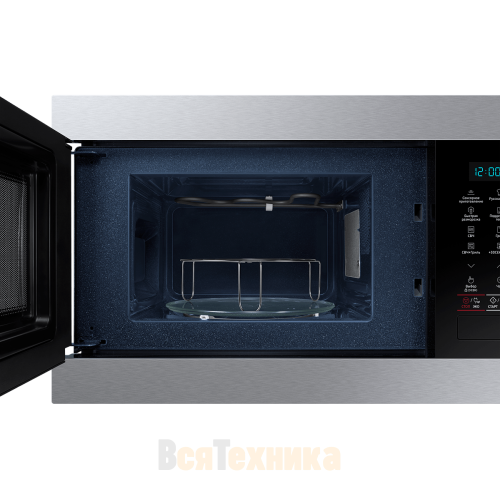 Встраиваемая микроволновая печь Samsung с грилем 22л, 850 Вт (MG22M8074AT)