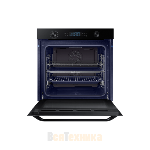 Духовой шкаф Samsung NV9900J, 75л, Dual Cook (NV75K5541RB)