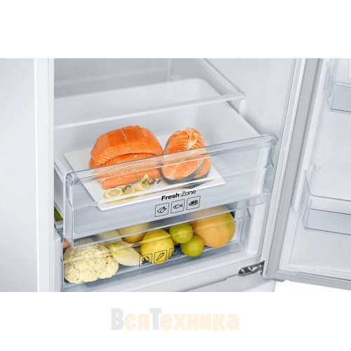 Холодильник Samsung RB37A5201WW с нижней морозильной камерой