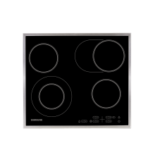 Стеклокерамическая панель Samsung NZ64T3516CK с расширяемой зоной нагрева