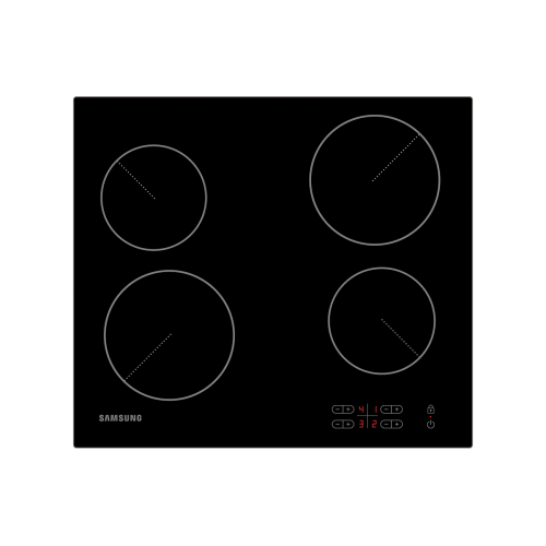 Стеклокерамическая панель Samsung NZ64T3506AK с Touch Control