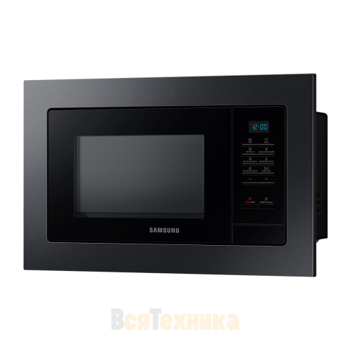 Встраиваемая микроволновая печь Samsung с грилем 23л, 800 Вт (MG23A7013AA)