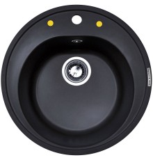 Кухонная мойка Zigmund & Shtain KREIS 505 Черный базальт