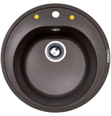 Кухонная мойка Zigmund & Shtain KREIS 505 Швейцарский шоколад