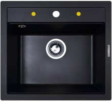 Кухонная мойка Zigmund & Shtain PLATZ 560 Черный базальт