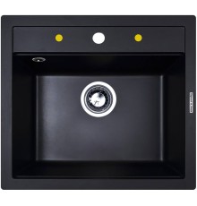 Кухонная мойка Zigmund & Shtain PLATZ 560 Черный базальт