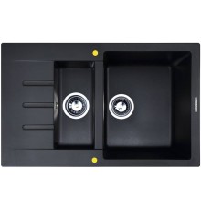 Кухонная мойка Zigmund & Shtain RECHTECK 775.2 Черный базальт