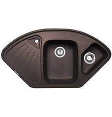 Кухонная мойка Zigmund & Shtain ECKIG 1000.2 Швейцарский шоколад