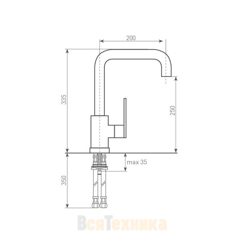 Смеситель Zigmund & Shtain ZS 1400 Речной песок
