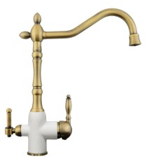 Смеситель Zigmund & Shtain ZS 1900B Белый жемчуг