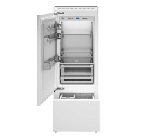 Встраиваемый двухкамерный холодильник Bertazzoni REF75PRL белый