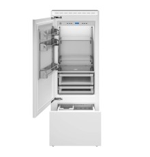 Встраиваемый двухкамерный холодильник Bertazzoni REF75PRL белый