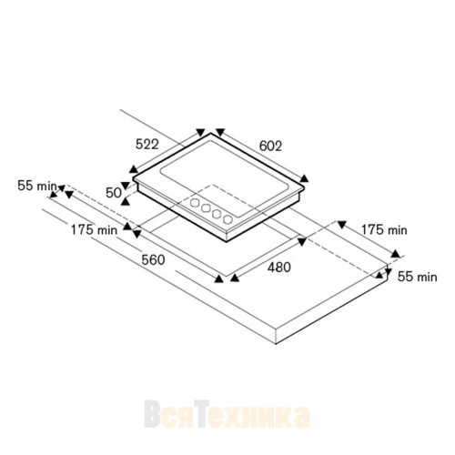 Газовая варочная панель Bertazzoni Modern P604LMODX стальная