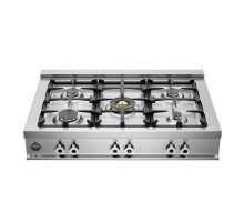 Газовая варочная панель Bertazzoni Professional CB36500X стальная