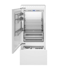 Встраиваемый комбинированный холодильник Bertazzoni REF90PRL белый