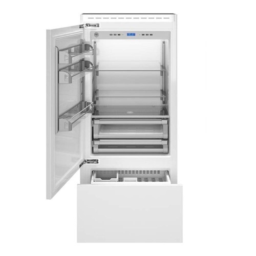 Встраиваемый комбинированный холодильник Bertazzoni REF90PRL белый