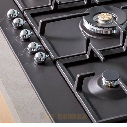 Газовая варочная панель Bertazzoni Heritage P755CHERNE черная