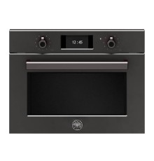 Встраиваемый комбинированный духовой шкаф с СВЧ Bertazzoni Professional F457PROMWTN черный