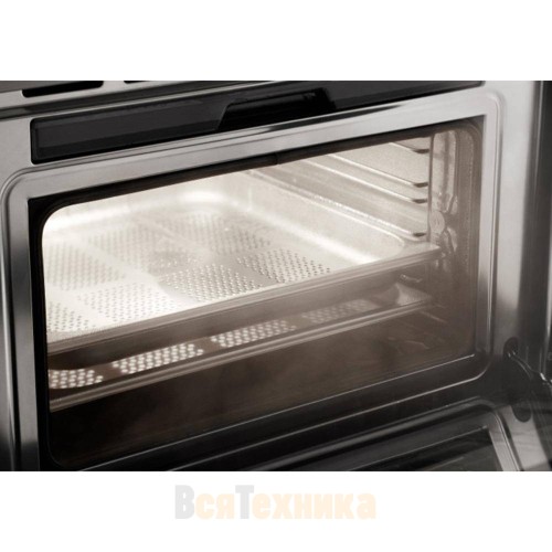 Встраиваемый комбинированный духовой шкаф с СВЧ Bertazzoni Professional F457PROMWTN черный