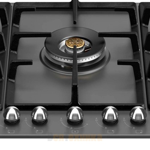 Газовая варочная панель Bertazzoni Heritage P905CHERNE черная