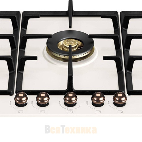 Газовая варочная панель Bertazzoni Heritage P905CHERAC бежевая