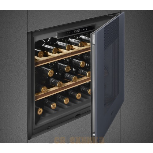 Встраиваемый холодильный шкаф для вина Smeg CVI121G