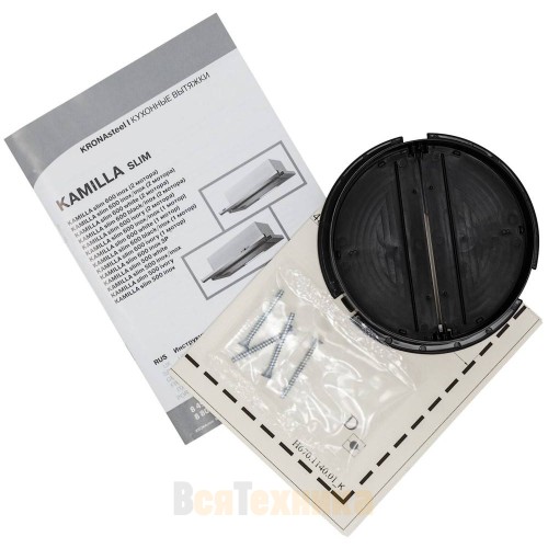 Вытяжка Krona KAMILLA SLIM 600 INOX (2 мотора)