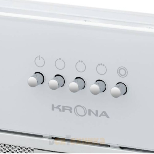 Вытяжка Krona ELISA 600 GLASS WHITE PB