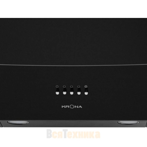 Вытяжка Krona INGA 600 black push button