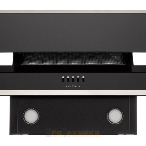 Вытяжка Krona IRIDA 600 black push button