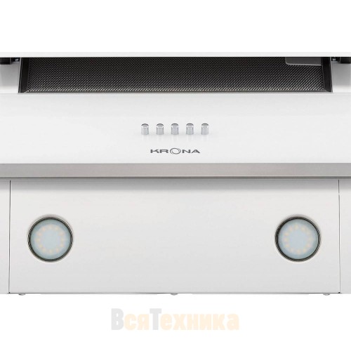 Вытяжка Krona IRIDA 600 white push button