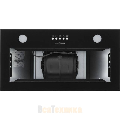 Вытяжка Krona LUISA 600 GLASS BLACK PB