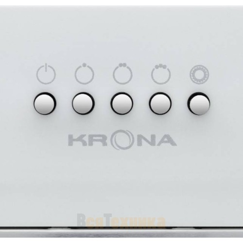 Вытяжка Krona LUISA 600 WHITE PB
