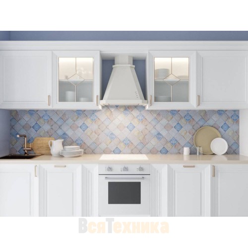 Вытяжка Krona NEYA 600 structural ivory PB