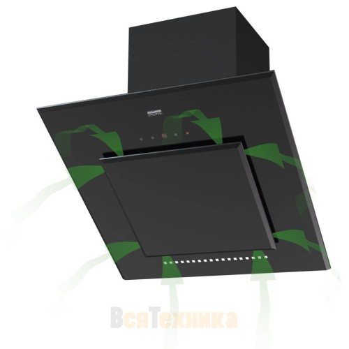Вытяжка Krona LINA 600 BLACK 4P-SENSOR