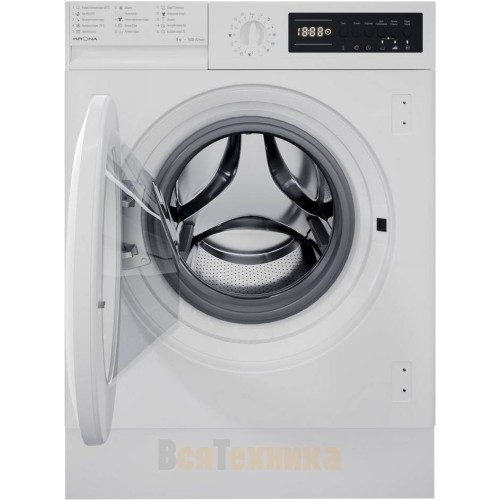 Встраиваемая стиральная машина Krona KALISA 1400 8K WHITE
